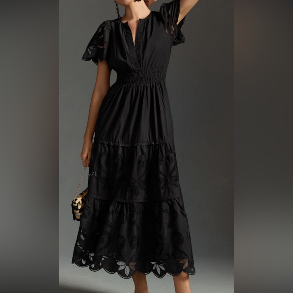 Elegant Black Lace Dress